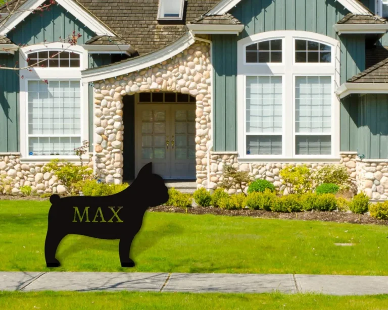 Asian Sheep Dog Sign, Front Yard Dog Sign, Front Yard Sign, Asian Sheep Dog Metal Sign, Dog Lover Sign, Pet Owner Gift, Sheep Dog