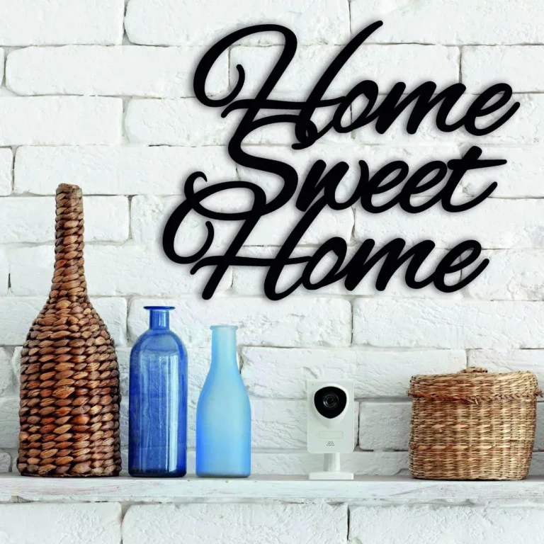 Home Sweet Home Metal Wall Art Signs With Sayings Metal Letters Home Wall Decor Wall Hanging Housewarming Gift Farmhouse Words Laser Cut