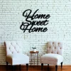 Home Sweet Home Metal Wall Art Signs With Sayings Metal Letters Home Wall Decor Wall Hanging Housewarming Gift Farmhouse Words Laser Cut