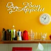 Bon Appetit Metal Sign, Kitchen Wall Decor, Mothers Day Gift, Dining Room Wall Art, Farmhouse Decor, Rustic Metal Word, Housewarming Gift