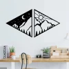 Sun, Moon And Mountain Metal Home Decor, Sun And Moon Wall Art, Mountain Wall Art, Metal Wall Art, Nature Wall Art, Metal Wall Decor