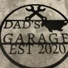 Workshop Sign, Fathers Day Gift, Garage Decor, Tool Shed, Gift For Dad, Gift For Him, Custom Metal Garage Sign, Personalized