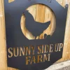 Chicken Farm Sign- Metal Chicken Sign - Personalized Farm Sign - Chicken Coop Sign - Barn Sign - Personalized Farm Sign - Chicken Farm