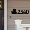 Duck Address Sign, Duck Metal Sign, Metal Duck Sign, Hunting Sign, Hunting Decor, Hunting Camp Sign, Hunter Gift, Address Plaque, Metal Sign