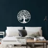 Family Tree Wall Art, Metal Wall Decor, Wall Hangings, Home Living Room Decoration, Metal Tree Sign, Tree Of Life Art