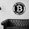 Bitcoin To The Moon, Bitcoin Sign, Metal Bitcoin Sign, Personalized Bitcoin