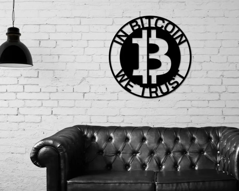 Bitcoin To The Moon, Bitcoin Sign, Metal Bitcoin Sign, Personalized Bitcoin