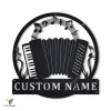 Personalized Accordion Metal Sign Art, Custom Accordion Metal Sign, Accordion Gifts For Men, Accordion Gift, Musical Instrument Gift