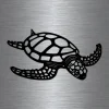 Sea Turtle Metal Sign, Metal Wall Art, Metal Wall Decor, Metal Turtle, Metal Sea Life, Under The Sea, Turtle Decor, Ocean Decor, Beach Decor