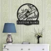 Personalized Trombone Monogram Metal Sign Art, Custom Trombone Monogram Metal Sign, Trumpet Gifts For Funny, Musical Instrument Gift
