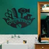 Personalized Beauty Salon Metal Sign Art, Custom Hair Stylist Salon Monogram Metal Sign, Hair Stylist Gifts, Job Funny, Hair Salon Gift