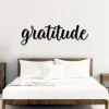 Gratitude Metal Word Art, Kembara Script Word Art, Indoor Outdoor Gratitude Metal Sign, Metal Wall Art, Farmhouse Decor, Gratitude Word