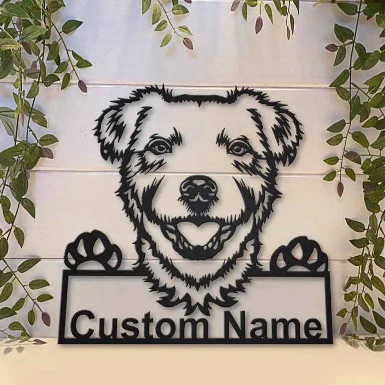 Personalized Parson Russell Terrier Dog Metal Sign Art, Custom Parson Russell Terrier Metal Sign, Animal Funny, Father's Day Gift,