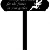 Metal Fairy Garden Sign, Metal Wall Art, Metal House Sign