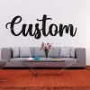 Custom Metal Haven Script Words, Custom Wall Decorations,custom Metal Words, Your Custom Text, Custom Name Script Metal Sign,welcome Sign