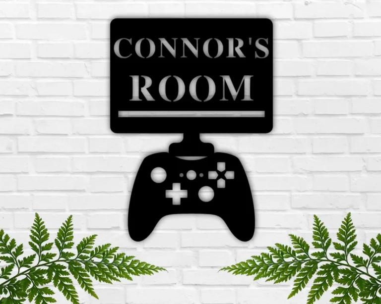 Gaming Room Metal Sign, Custom Gaming Sign, Personalized Gamer Sign, Pc Gamer Sign, Gamer Gift, Boys Room Decor, Game Room Decor, Controller