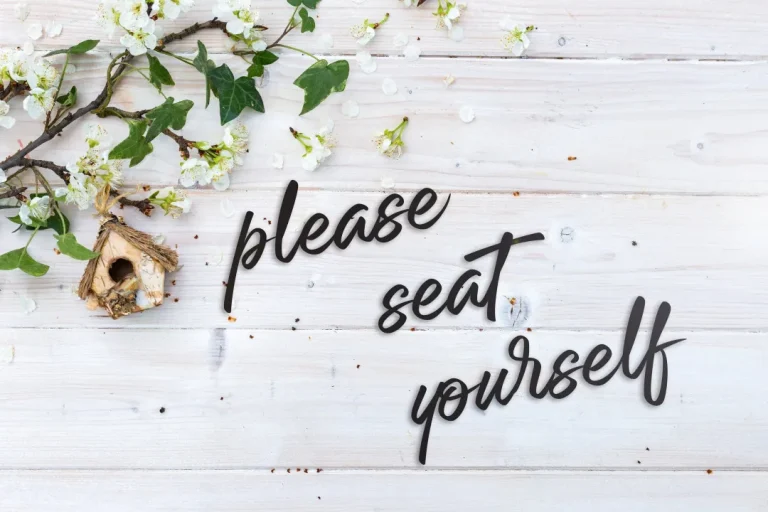 Please Seat Yourself Metal Wall Art Bathroom Sign Decor, Modern Bathroom Home Decor, Guest Bathroom Quotes Metal Wall Decor, Metal Wall Sign