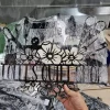 Welcome To The Garden Metal Signs, Custom Garden Sign, Garden Decor, Garden Metal Art, Welcome Sign, Flower Garden Metal Sign