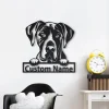 Personalized Great Dane Dog Metal Sign Art, Custom Great Dane Dog Metal Sign, Birthday Gift, Animal Funny