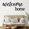 Welcome Home Metal Word Art, Kembara & Roman Script Word Art, Indoor Outdoor Welcome Home Metal Sign, Metal Wall Art, Welcome Word Art