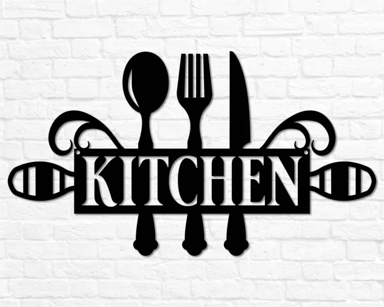 Metal Kitchen Sign Decor Kitchen Wall Decor Kitchen Wall Art Kitchen Word Sign Kitchen Gift Kitchen Decor Cooking Gift Housewarming Gift