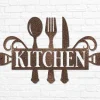 Metal Kitchen Sign Decor Kitchen Wall Decor Kitchen Wall Art Kitchen Word Sign Kitchen Gift Kitchen Decor Cooking Gift Housewarming Gift