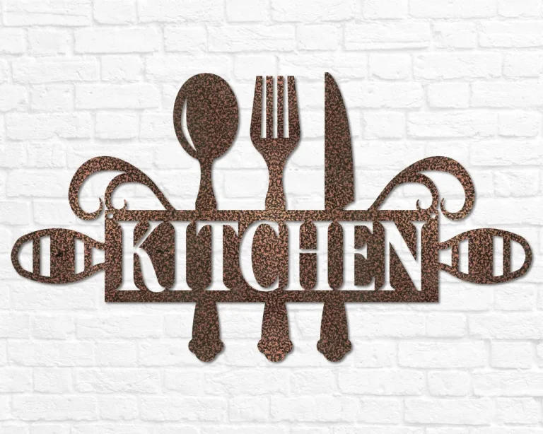 Metal Kitchen Sign Decor Kitchen Wall Decor Kitchen Wall Art Kitchen Word Sign Kitchen Gift Kitchen Decor Cooking Gift Housewarming Gift