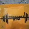 Personalized Gym Sign, Custom Metal Gym Sign, Home Gym Sign, Cross Fit Sig, Gym Barbell Dumbbell, Custom Gym Dumbbell Cut Metalsigns