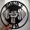 Gym Sign - Personalized Sign - Custom Metal Gym Sign - Home Gym Sign - Cross Fit Sign - Personalized Home Gym Sign - Indoor Outdoor Gym Sign