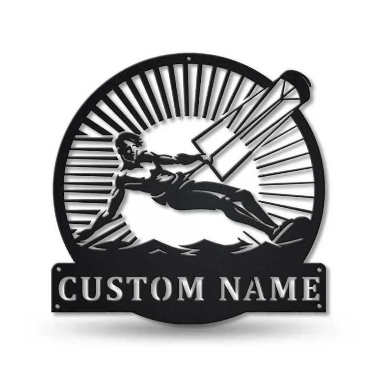 Personalized Kitesurfing Sport Monogram Metal Sign Art, Custom Kitesurfing Sport Metal Sign, Hobbie Gifts, Sport Gift, Birthday Gift