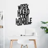 Work Hard Stay Humble Metal Wall Art, Motivation Quote Metal Wall Decor, Office Metal Wall Sign, Work Hard Sign, Stay Humble Wall Hanging