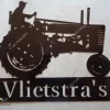 Metal Tractor Sign With Farmer On Antique Tractor, Metal Wall Art, Metal House Sign