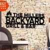 Personalized Metal Bbq Sign, Grilling Gifts Sign Personalized,kitchen Metal Sign, Grill Gifts For Dad, Personalized Outdoor Metal Sign