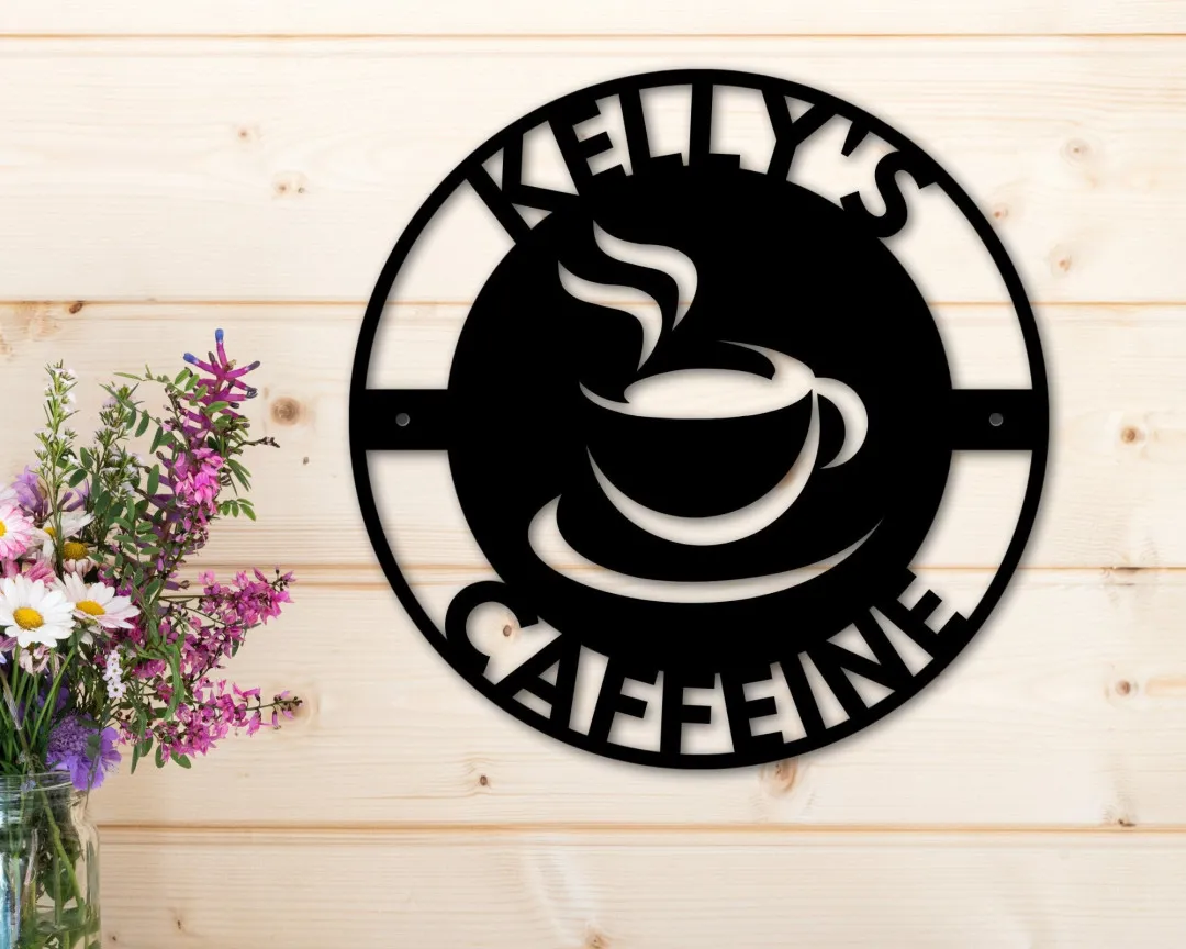 il_fullxfull.3159832115_442c_1024x1024_2x_c73faa95-b351-4bad-8f90-b19fe22f84e1.webp Metal Coffee Sign, Personalized Coffee Sign, Custom Coffee Sign, Coffee Lover Gift, Personalized Kitchen Sign, Kitchen Metal Wall Art, Decor