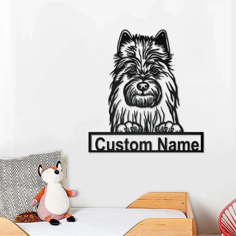 Personalized Australian Terrier Metal Sign, Australian Terrier Metal Wall Art, Dog Metal Sign, Australian Terrier Lover Gift, Dog Gift