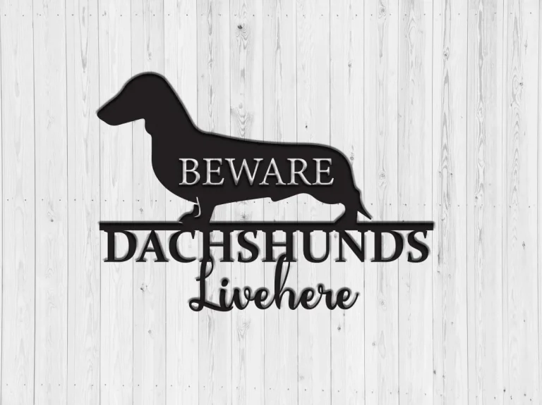 Dachshund Metal Wall Art, Doxie, Pet, Metal Wall Decor, Dog Sign, Wall Hanging, Wiener Dog, Metal Sign, Outdoor Sign