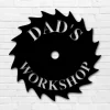 Dad's Workshop Metal Sign, Custom Garage Sign, Personalized Father's Day Gift, Grandpa's Shop Sign, Man Cave Decor, Woodshop Sign, For Him