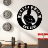 Personalized Home Gym Signs For Workout Room, Personalized Metal Sign, Home Gym Wall Art, Home Gym Decor, Gym Sign, Weight Lifting, Crossfit