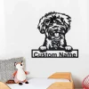 Personalized Labradoodle Metal Sign, Labradoodle Metal Wall Art, Dog Metal Sign, Labradoodle Gift, Dog Lover, Labradoodle Lover Gifts