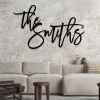 Custom Metal Name Sign, Last Name Sign, Wedding Last Name Sign, Monogram Name Sign, Housewarming Gift, Wedding Gift, Metal Sign Wall Art