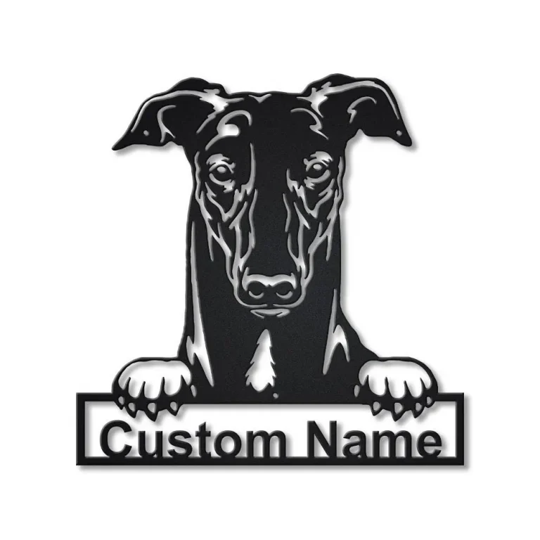 Personalized Australian Hound Dog Metal Sign Art, Custom Australian Hound Dog Metal Sign, Dog Gift, Animal Funny, Birthday Gift