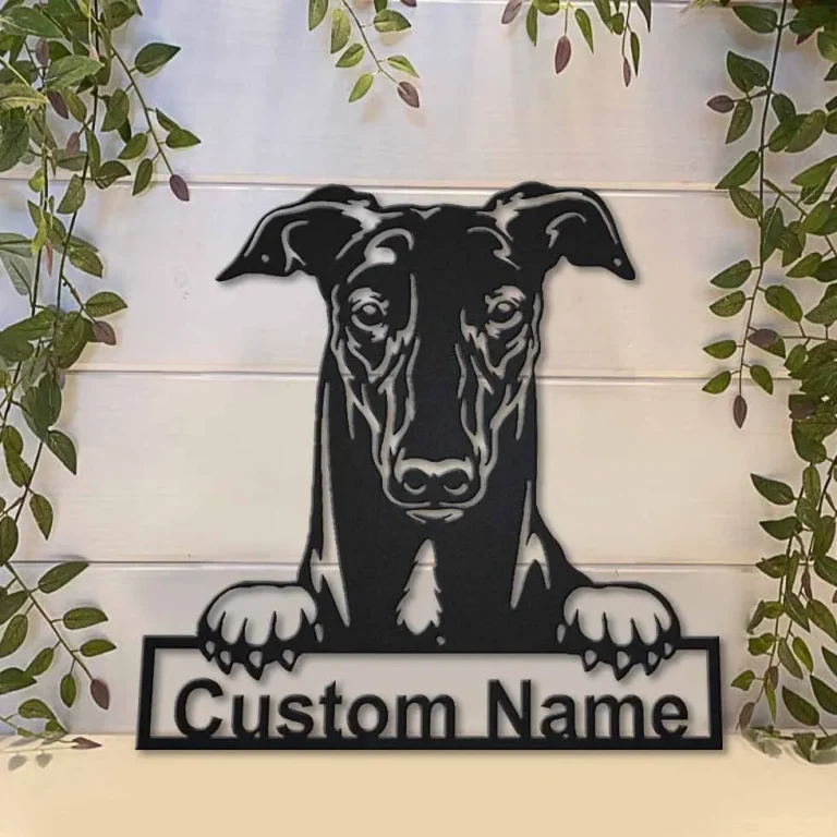 Personalized Australian Hound Dog Metal Sign Art, Custom Australian Hound Dog Metal Sign, Dog Gift, Animal Funny, Birthday Gift