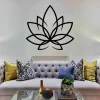 Lotus Wall Art, Metal Wall Decor, Metal Wall Hangings, Home Decoration, Lotus Flower Sign, Yoga Wall Art, Yoga Studio Decor