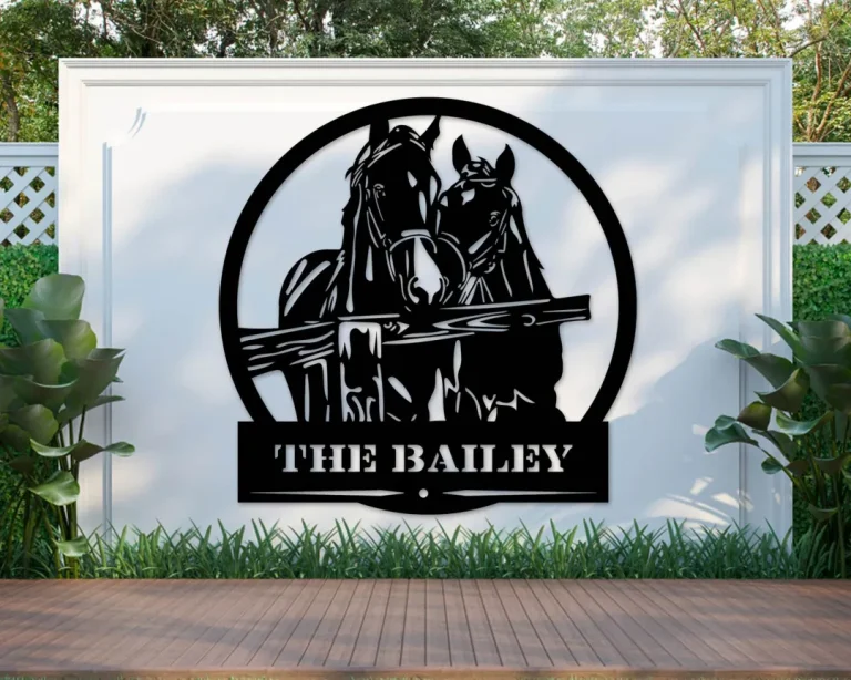 Custom Horses, Metal Sign, Metal Horse Sign Tn Walker - Great Outdoor Metal Sign, Custom Horse Sign, Metal Ranch Sign, Farmhouse Decor