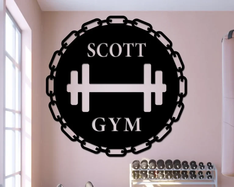 Custom Metal Gym Sign, Workout Room Wall Art, Gifts For Men, Closing Gift, Home Gym Sign, Cross Fit Sign, Metal Wall Decor, Metal Wall Art