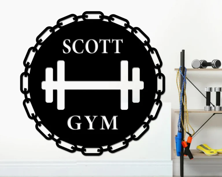Custom Metal Gym Sign, Workout Room Wall Art, Gifts For Men, Closing Gift, Home Gym Sign, Cross Fit Sign, Metal Wall Decor, Metal Wall Art