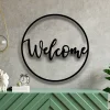 Welcome Metal Word, Outdoor Welcome Sign, Wedding Welcome Sign, Housewarming Gift, Realtor Closing Gift, Welcome Word Wall Art