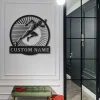 Personalized Running Monogram Metal Sign Art, Custom Running Sport Metal Sign, Hobbie Gifts, Sport Gift, Birthday Gift