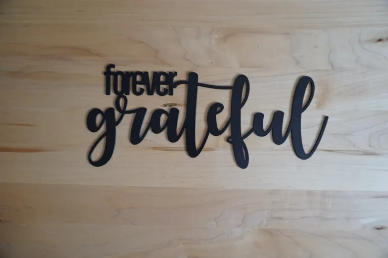 Forever Grateful Sign, Metal Sign, Metal Wall Art, Grateful Sign,metal Scripture Wall Art,christian Decor, Farmhouse Decor,grateful Word Art