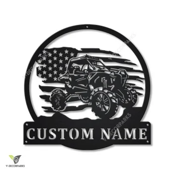 Personalized Us Atv Monogram Metal Sign Art, Custom Us Atv Metal Sign, Hobbie Gifts, Sport Gift, Birthday Gift